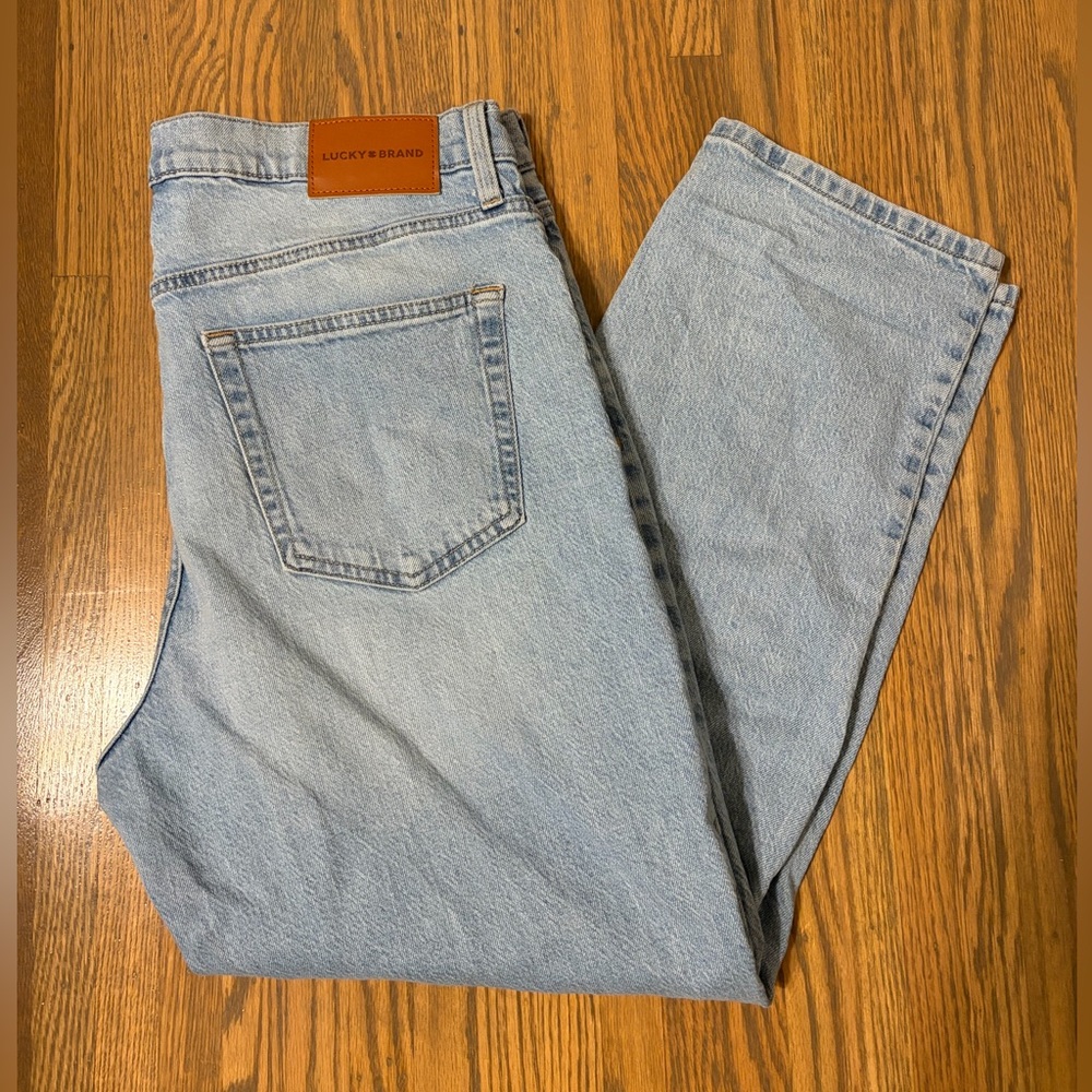 Lucky Brand Women’s Boy Mid Rise Relax Straight 31R